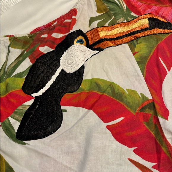 Farm For anthro one shoulder embroidered top - Picture 2 of 6